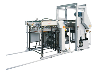 Embossing machine with automatic feeder